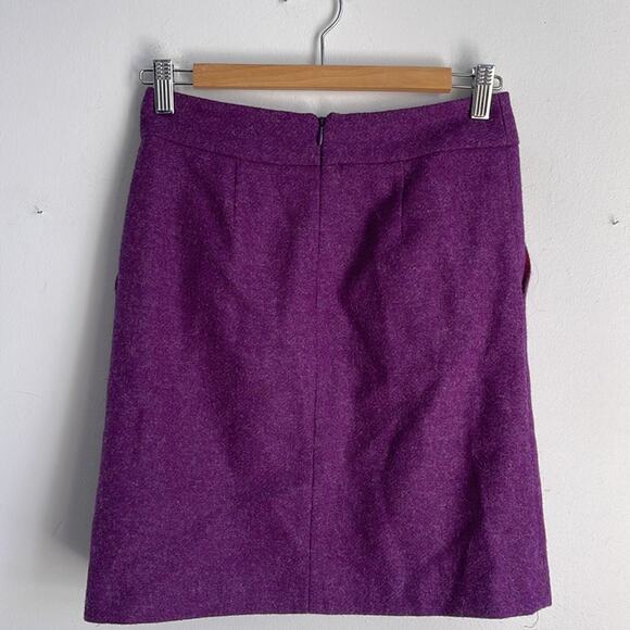Boden wool career work wear pencil skirt with pockets sz 2R - Picture 5 of 5